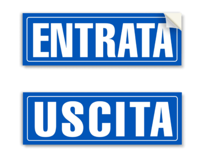 CARTELLI ADESIVI ENTRATA USCITA BLU READYPRINT.IT (1)