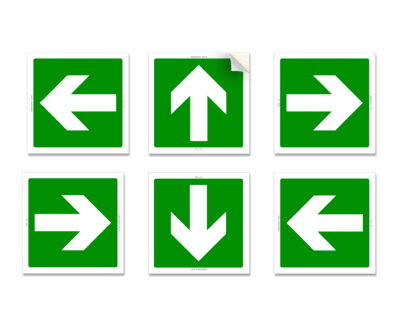 FRECCE ADESIVE USCITA EMERGENZA READYPRINT.IT