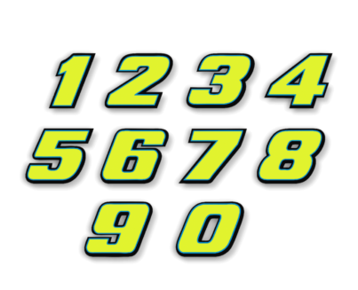 NUMERI ADESIVI GARA AUTO MOTO VR 46 READYPRINT.IT