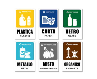 ADESIVI DIFFERENZIATA 10X15 CM READYPRINT