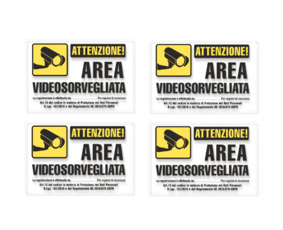 ADESIVI AREA VIDEOSORVEGLIATA TRASPARENTI GIALLO NERO 10X1 CM READYPRINT.IT (1)