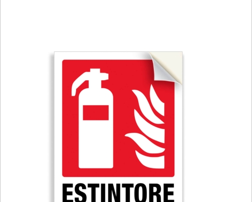 ADESIVI ESTINTORE NUMERABILI 10X15 CM READYPRINT.IT (X)