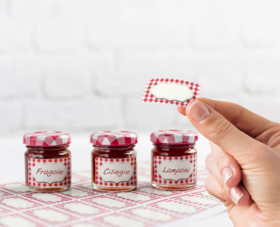 ETICHETTE PER MARMELLATE 45X25 MM READYPRINT.IT