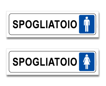 ADESIVI SPOGLIATOIO UOMO DONNA
