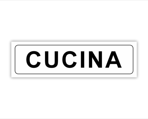 CUCINA ADESIVO 20X5 CM