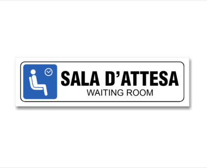 SALA D'ATTESA ADSIVO 20X5 CM