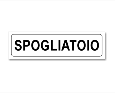 SPOGLIATOIO ADESIVO 20X5 CM