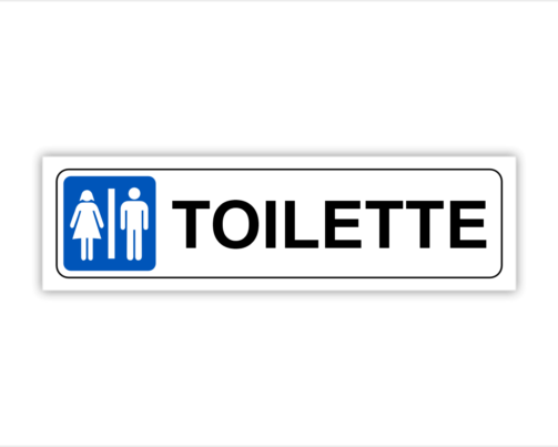 TOILETTE UOMO DONNA ADESIVO