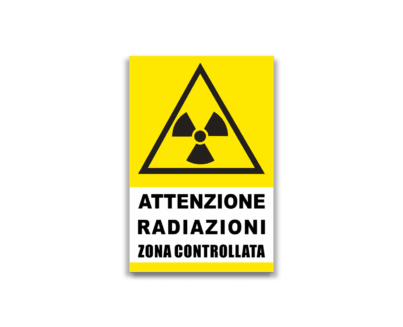 ADESIVO PERICOLO RADIAZIONI READYPRINT.IT