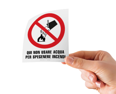 QUADRO ELETTRICO ADESIVI SICUREZZA 4 PZ. READYPRINT.IT (4)